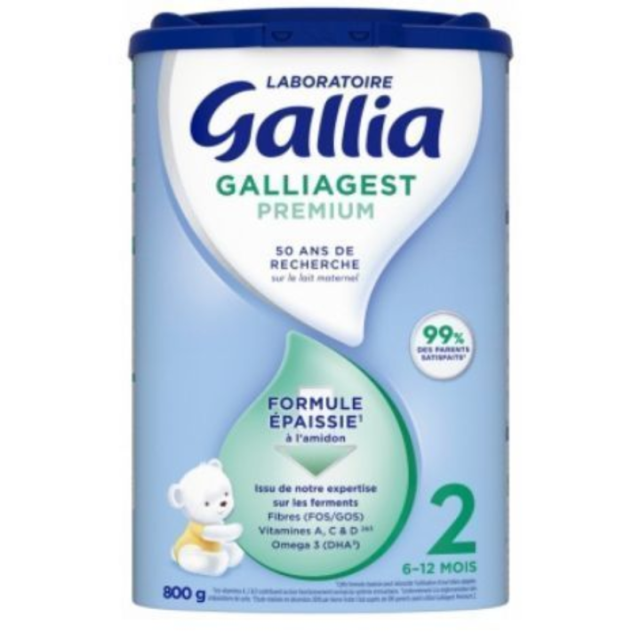 Galliagest Premium Lait en poudre 2ème âge Gallia - pot de 800g