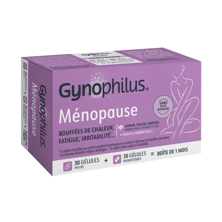 Gynophilus ménopause Immubio - boite de 60 gélules