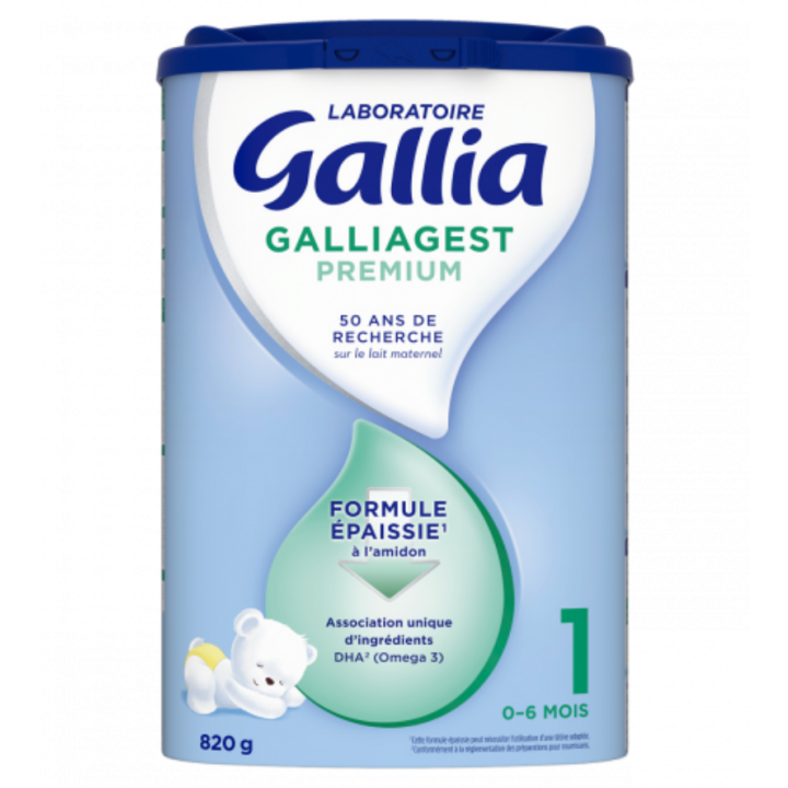 Galliagest Premium Lait en poudre 1er âge Gallia - pot de 800g
