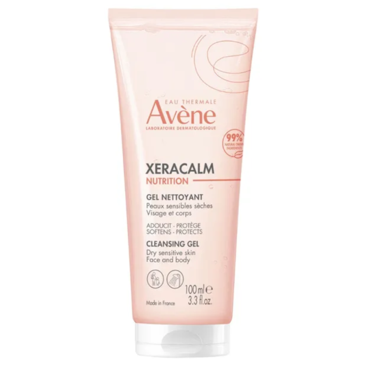 Xeracalm Nutrition gel nettoyant Avène - tube de 100ml