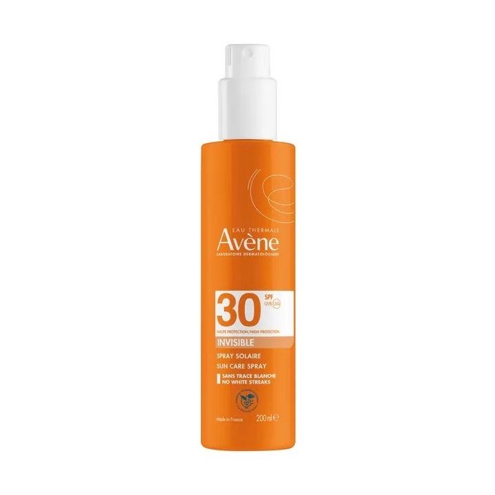 Spray solaire invisible haute protection SPF 30 Avène - 1 spray de 200ml