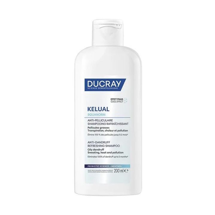 Kelual Squanorm shampooing anti-pelliculaire rafraîchissant Ducray - flacon de 200ml