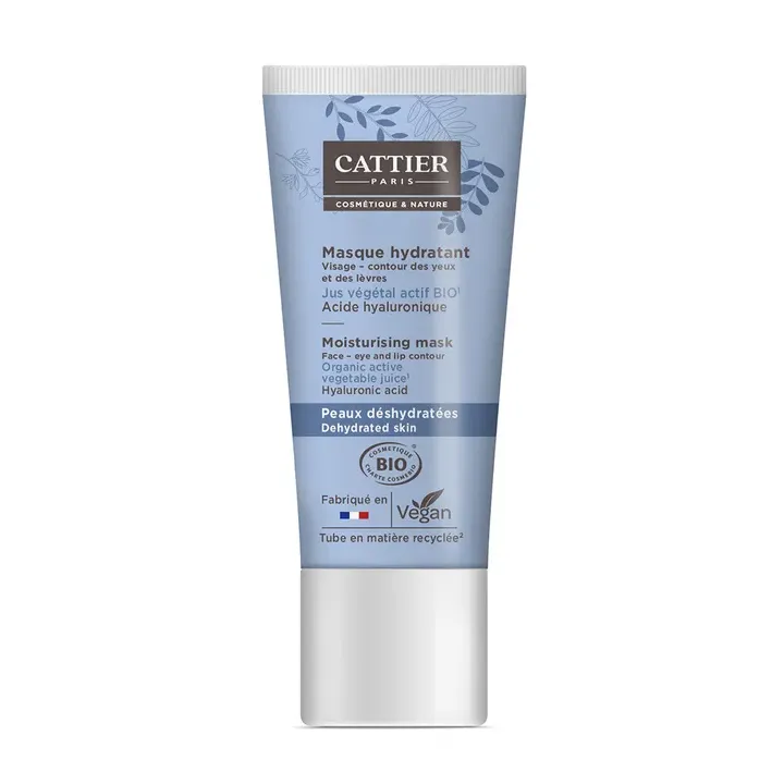 Masque hydratant peaux déshydratées bio Cattier - tube de 50ml 