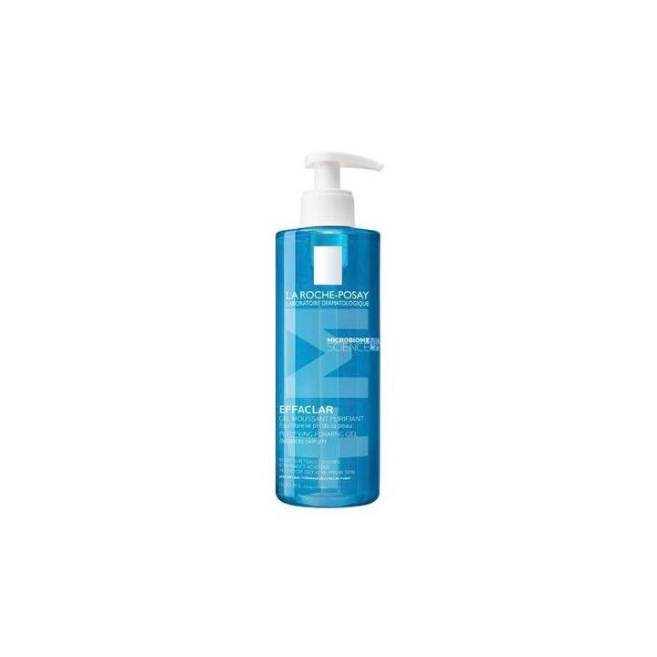 Effaclar gel moussant purifiant peaux grasses et sensibles La Roche-Posay - Flacon-pompe de 400ml