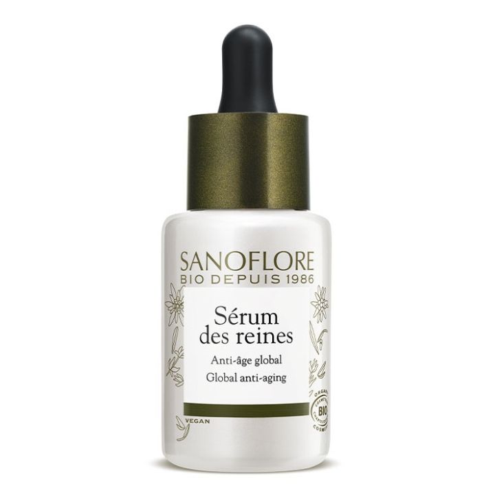 Sérum des reines anti-âge global bio Sanoflore - flacon pipette de 30ml