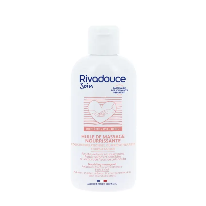 Huile de massage nourrissante Rivadouce - flacon de 250ml
