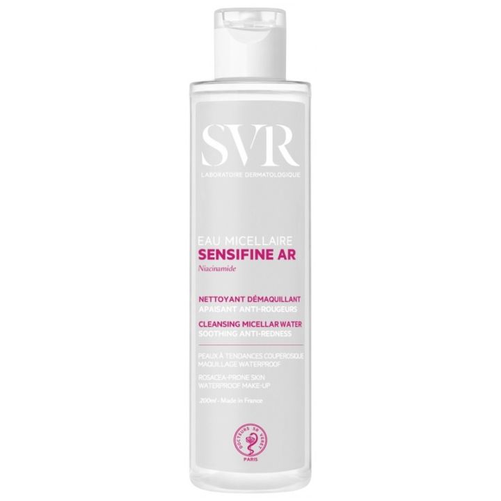 Sensifine AR eau micellaire peaux sensibles à rougeurs SVR - flacon de 200ml