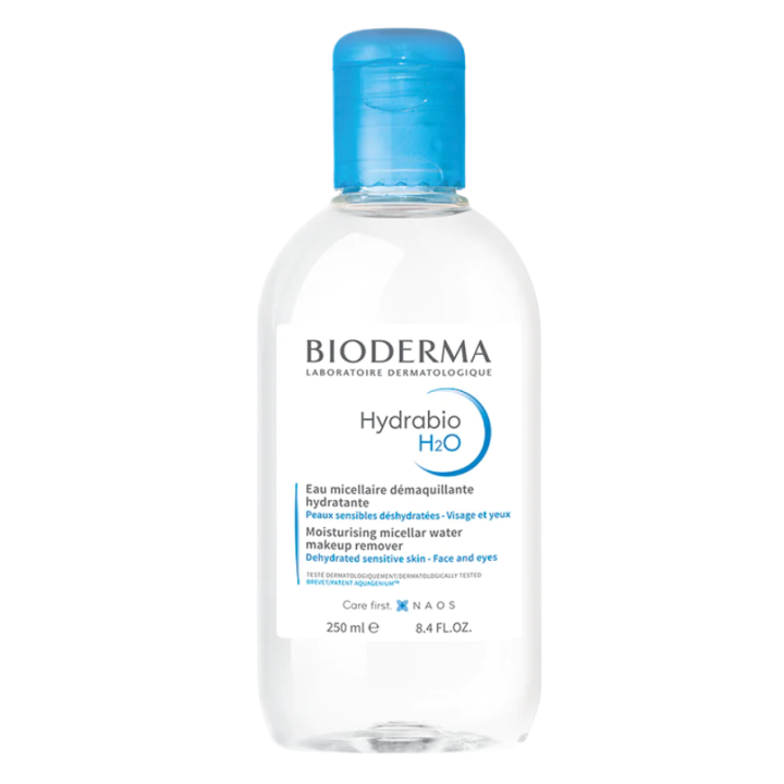 Eau micellaire Hydrabio H2O Bioderma - flacon de 250 ml