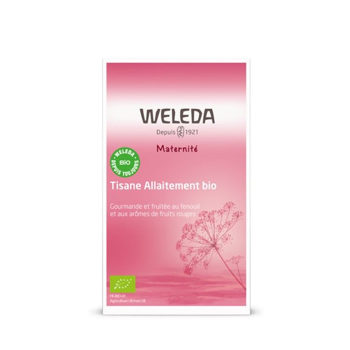Tisane d'allaitement arôme fruits rouges Weleda - boîte de 20 sachets