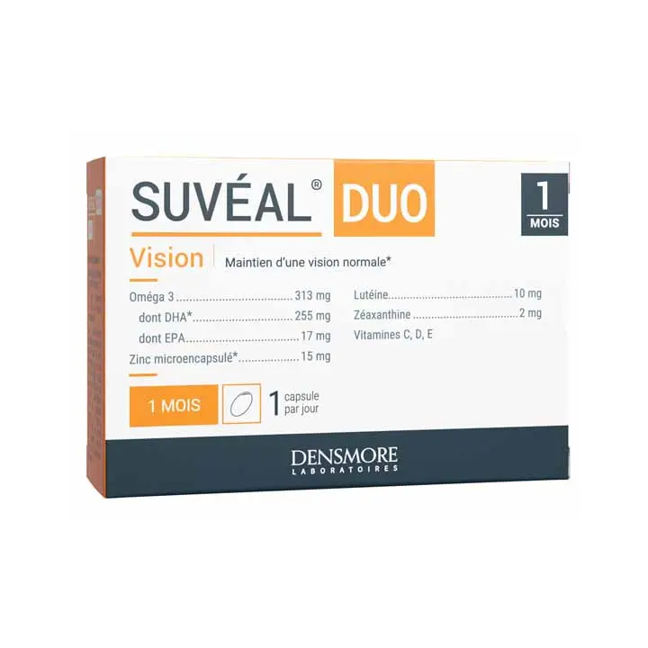 Suvéal duo vision Densmore - boîte de 30 capsules 