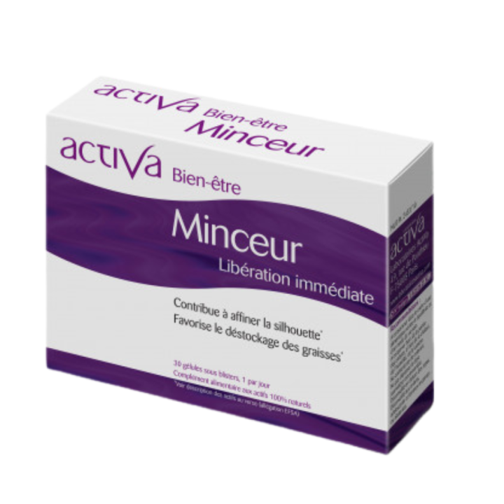 Bien-être minceur libération immédiate Activa - boîte de 30 gélules