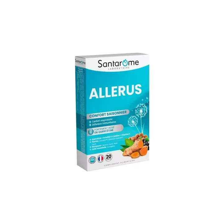Allerus confort saisonnier Santarome - boite de 20 comprimés