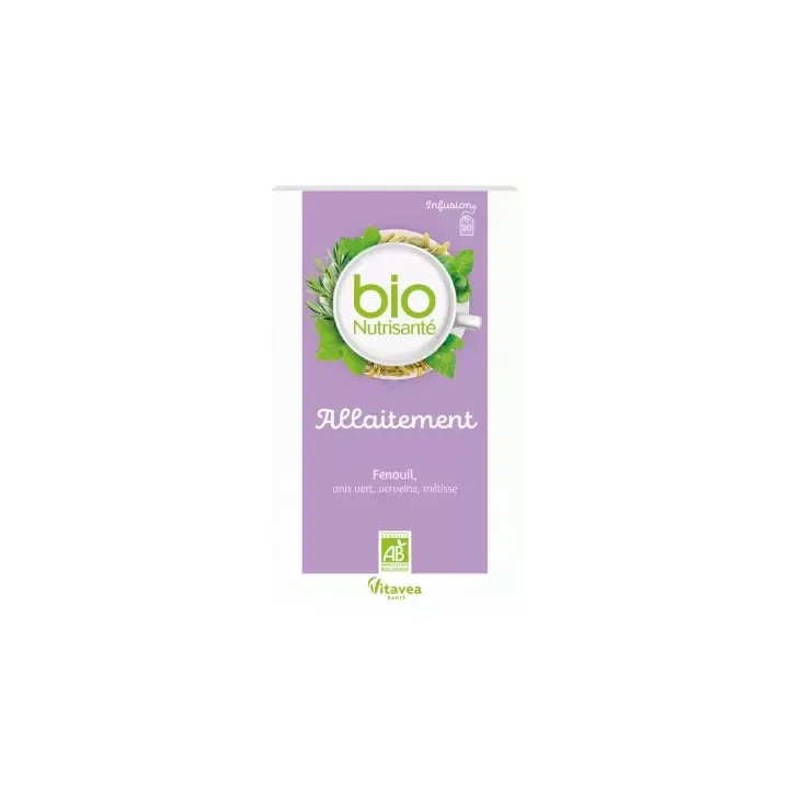 Infusion Allaitement Fenouil Bio Nutrisanté - 20 sachets