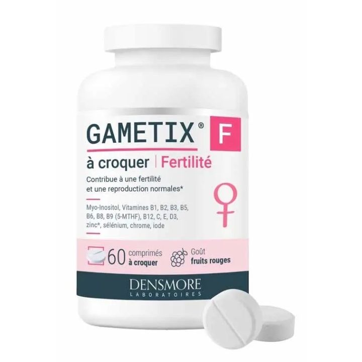 Gametix F fertilité Densmore - pot de 60 comprimés à croquer