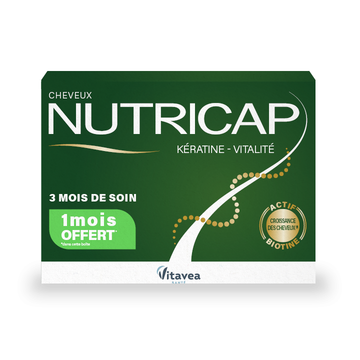 Nutricap kératine vitalité Vitavea - boite de 90 capsules