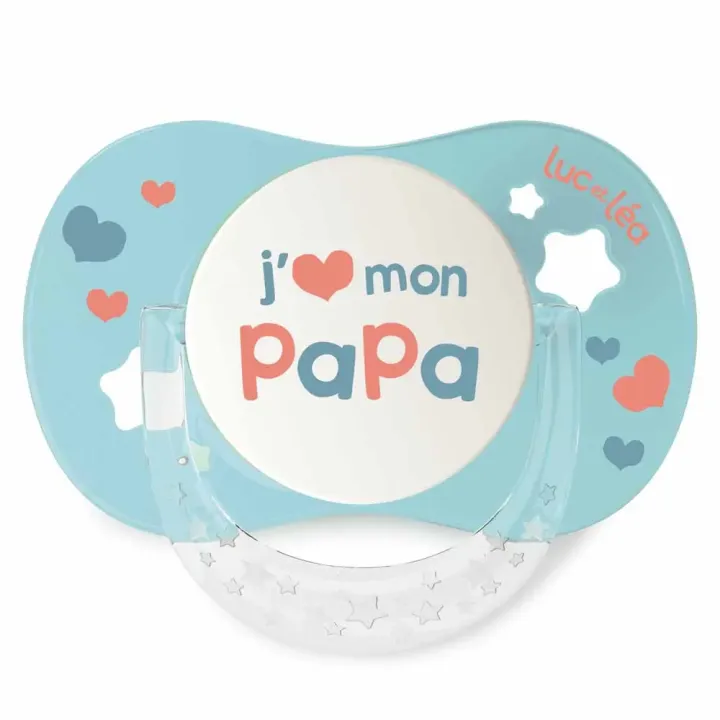 Essentiel sucette collerette confort+ +18 mois Luc et Léa - une sucette