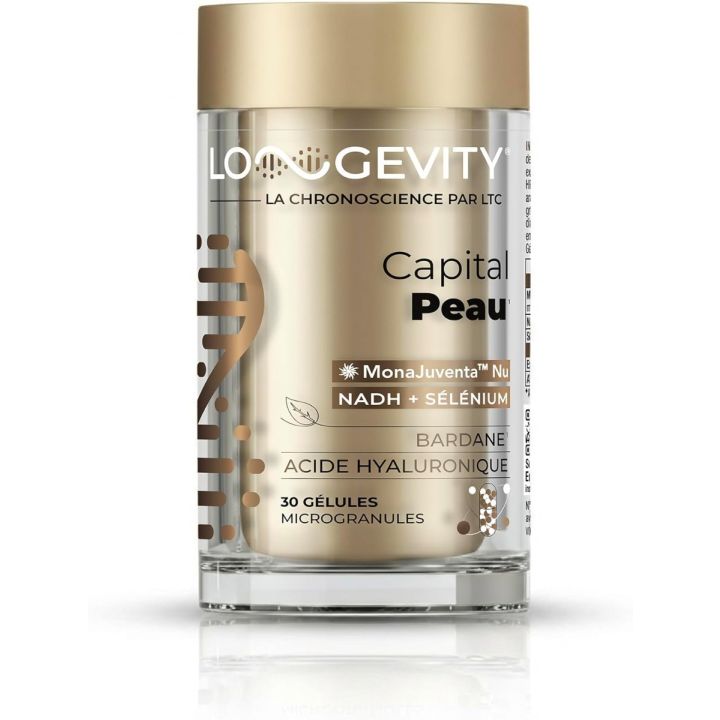Longevity capital peau Les 3 Chênes - pot de 30 gélules 