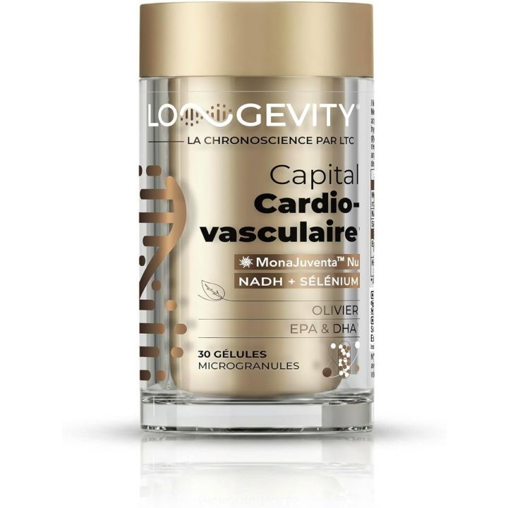 Longevity capital cardio vasculaire Les 3 Chênes - pot de 30 gélules 