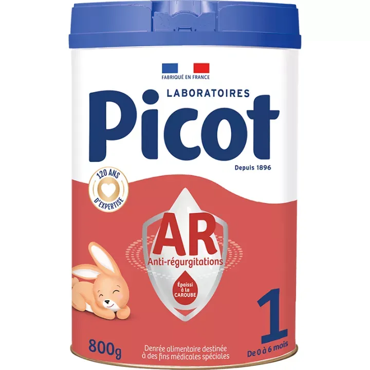 AR anti régurgitations lait expert 1er âge Picot - boite de 800g