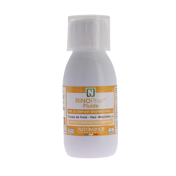 Rinophar fluide orl & confort respiratoire Nutravance - flacon de 125ml
