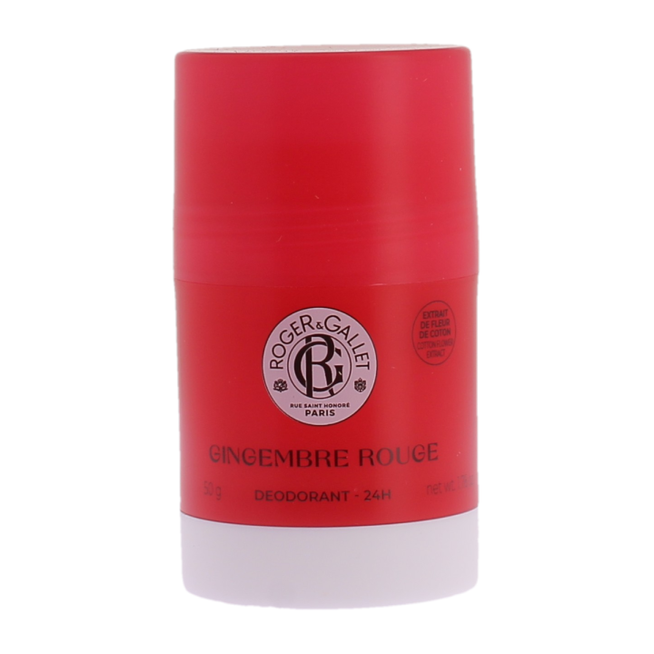 Déodorant stick efficacité 24h gimgembre rouge Roger & Gallet - stick de 50g