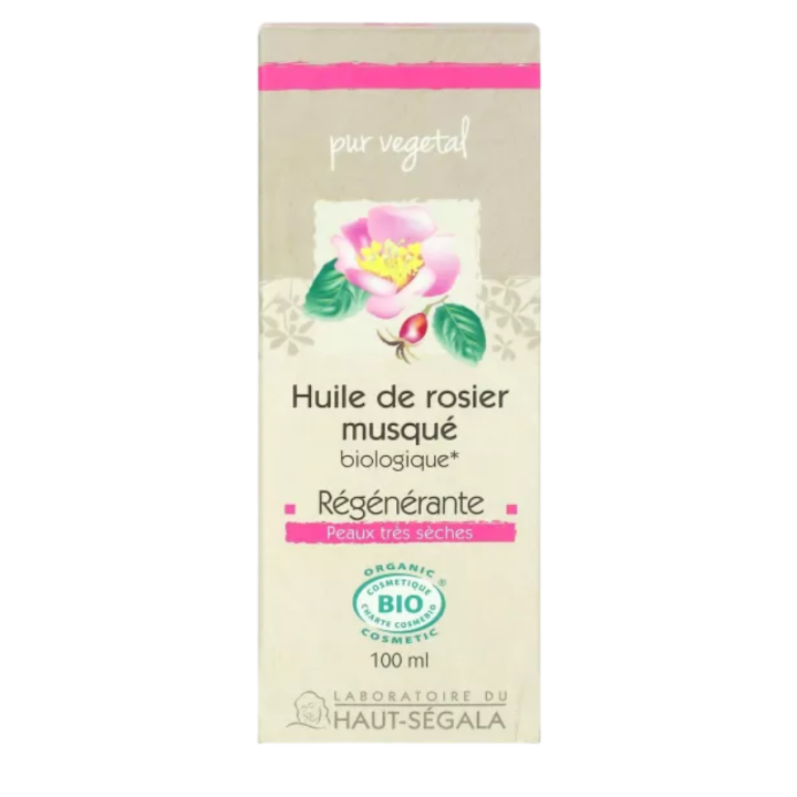 Huile de rosier musqué bio Haut-Ségala - flacon de 100ml