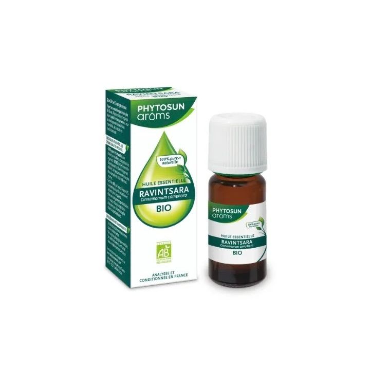 Huile Essentielle Ravintsara bio Phytosun Arôms - flacon de 10ml
