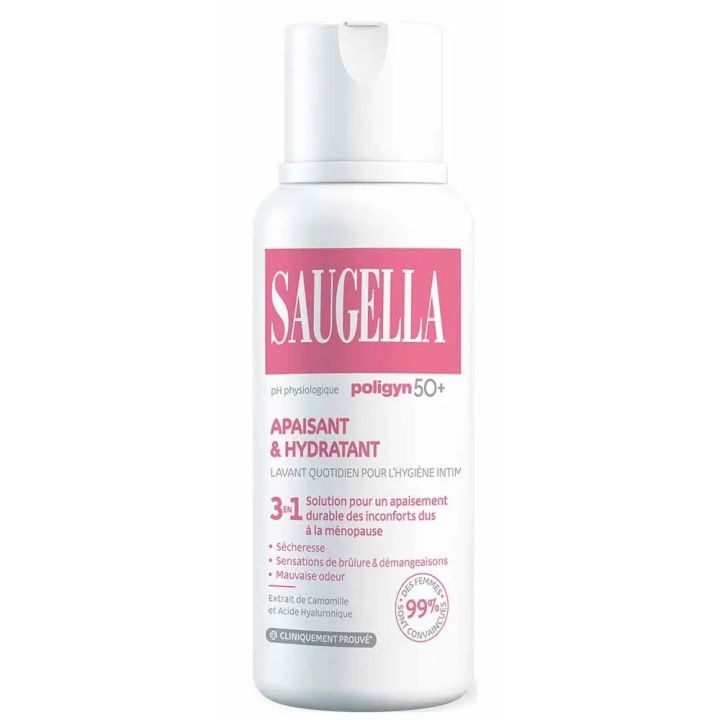 Poligyn 50+ soin lavant intime Saugella - flacon de 250ml