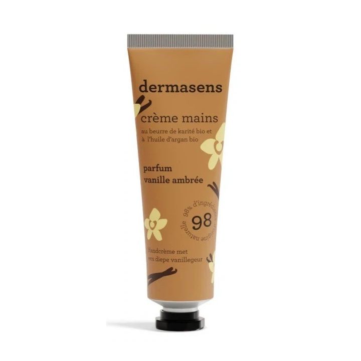 Dermasens crème mains parfum vanille ambrée Marque Verte - tube de 30ml