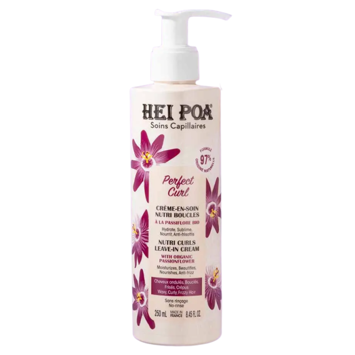 Perfect Curl crème en soin nutri boucles Hei Poa - flacon-pompe de 250ml