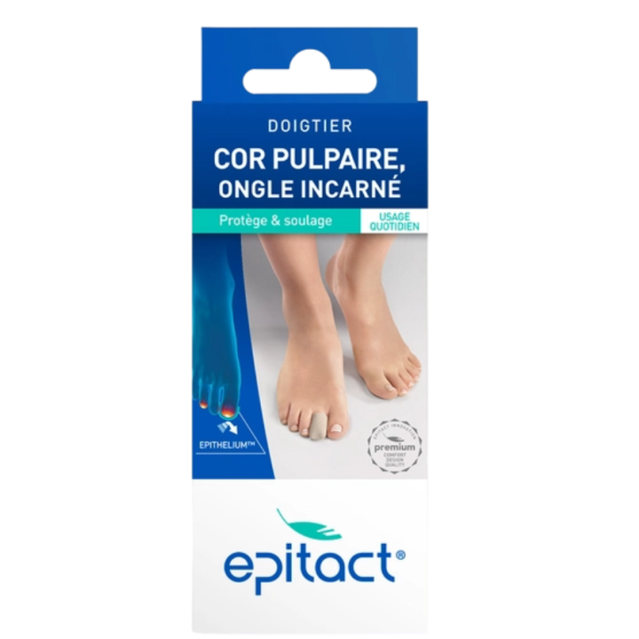 Doigtier cor pulpaire ongle incarné taille S Epitact - boîte d'1 unité 