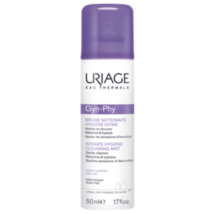 Gyn-Phy brume nettoyante hygiène intime Uriage - spray de 50ml