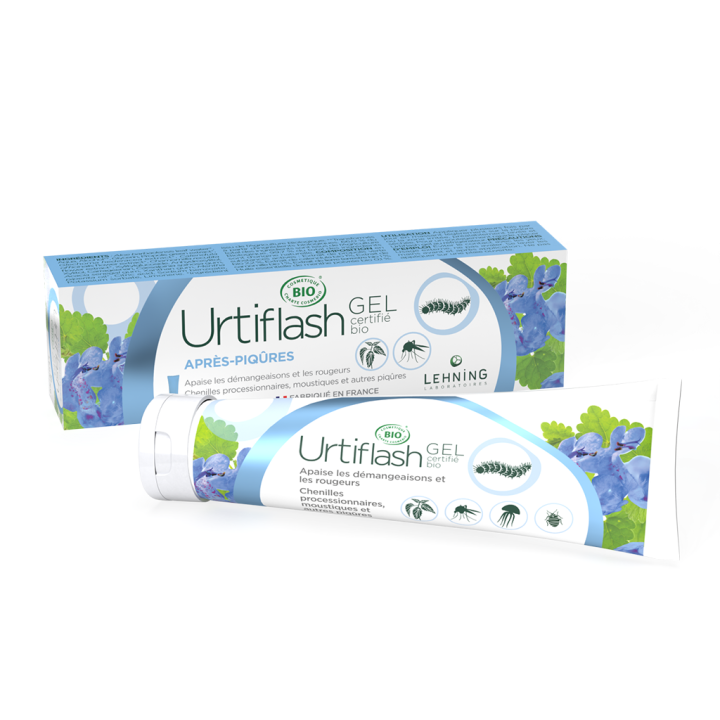 Urtiflash Gel après piqûres bio Lehning - tube de 50g
