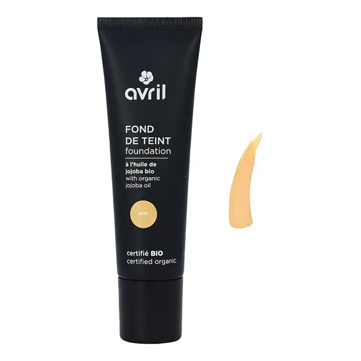 Fond de teint bio Miel Avril - tube de 30ml