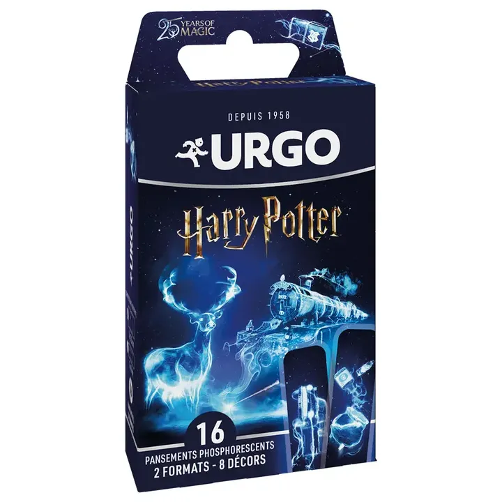 Pansements Harry Potter phosphorescents Urgo - boite de 16 pansements
