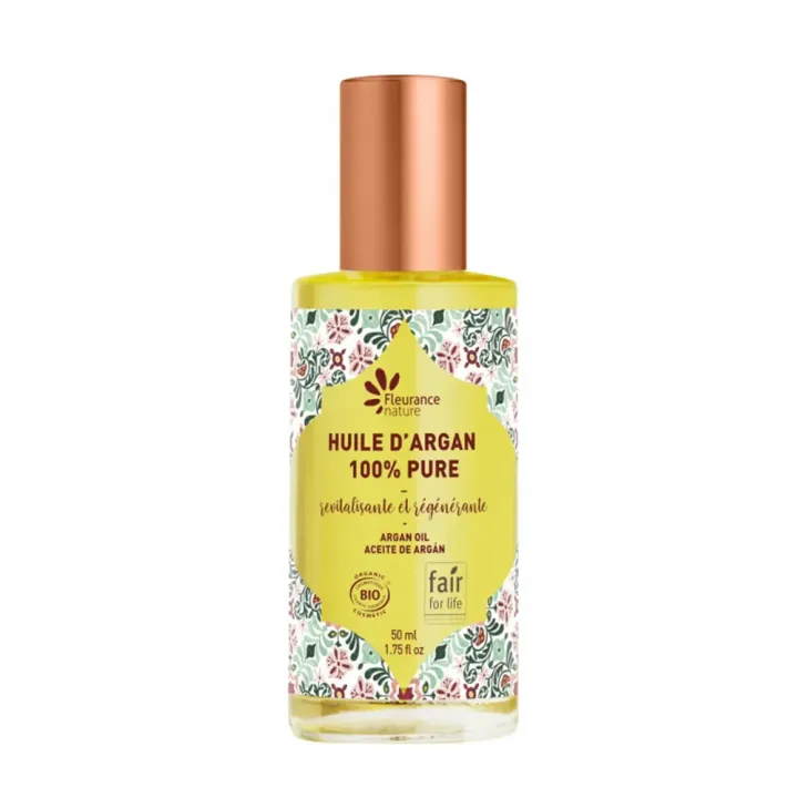 Huile d'argan 100% pure Fleurance Nature - flacon de 50ml