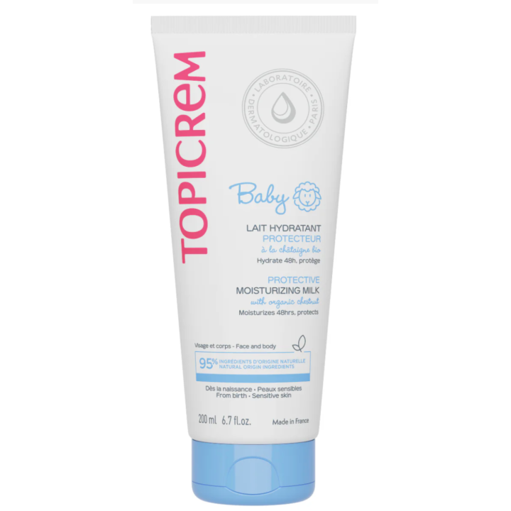 Lait hydratant protecteur baby Topicrem - tube de 200ml 