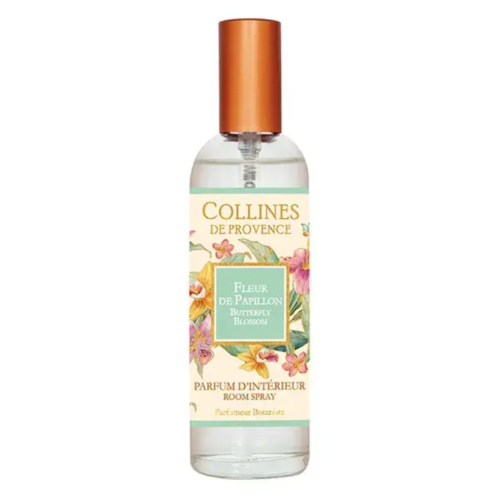 Parfum d'intérieur Fleur de Papillon Collines de Provence - spray de 100 ml