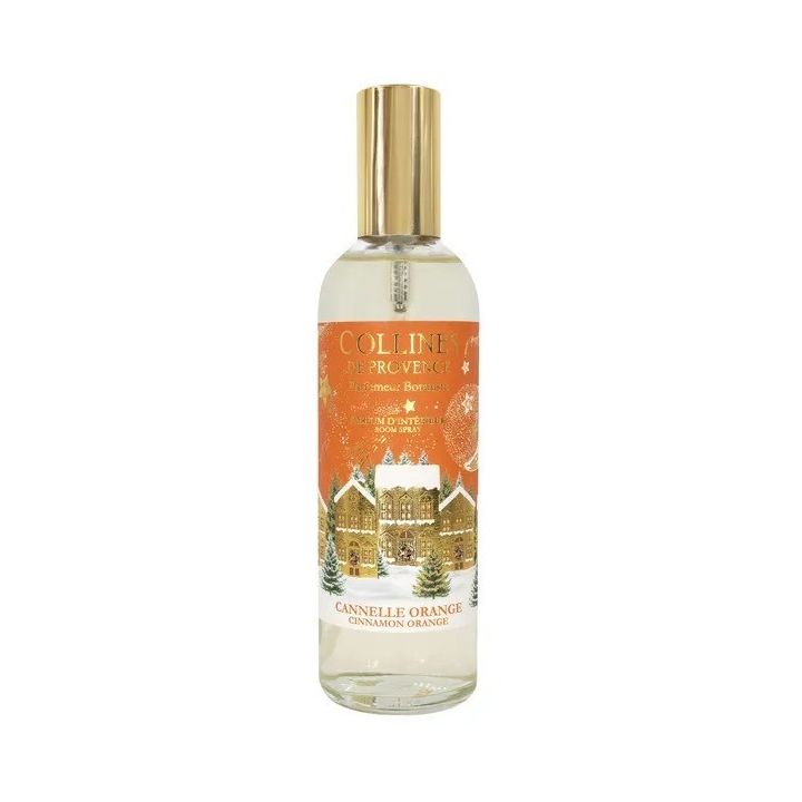 Parfum d'intérieur Cannelle-orange Collines de Provence - spray de 100ml