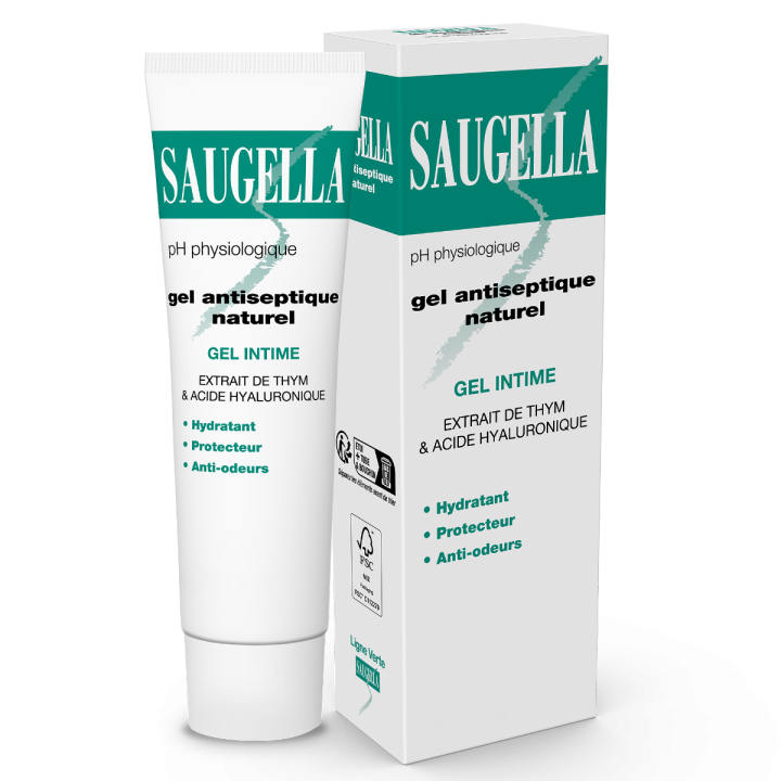 Gel antiseptique naturel intime Saugella - tube de 30 ml
