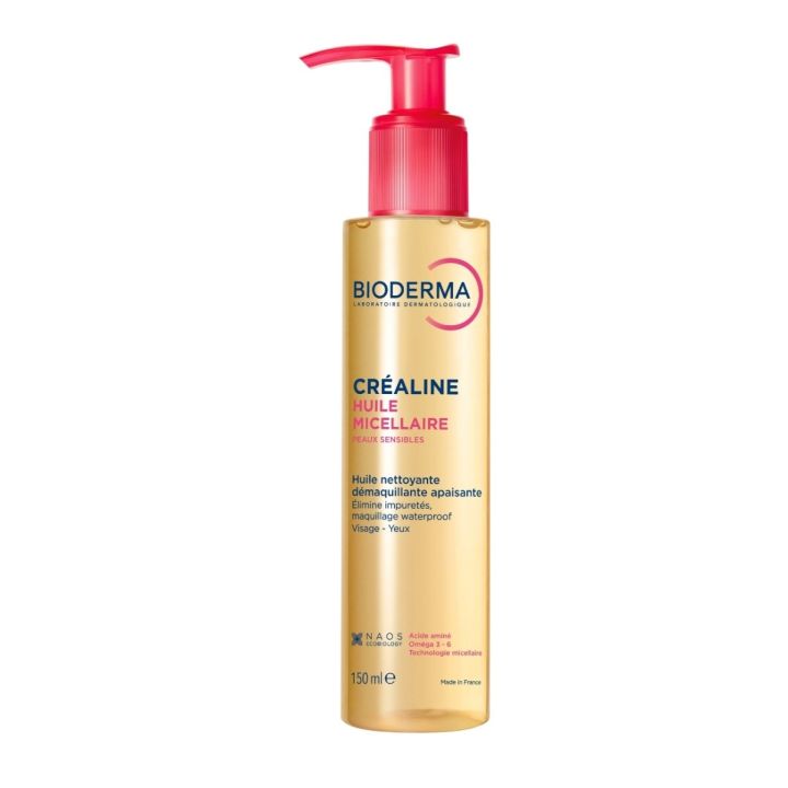 Créaline Huile micellaire Bioderma - flacon-pompe de 150ml