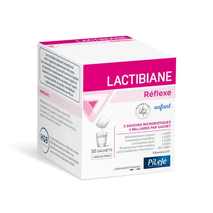 Lactibiane Réflexe microbiote enfant Pileje - boite de 30 sachets