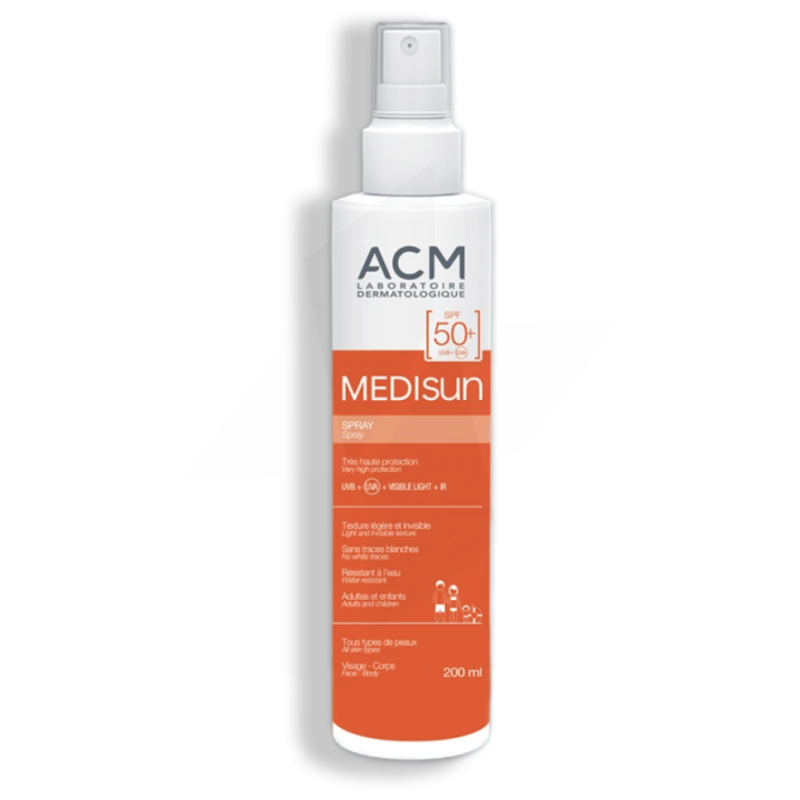 Medisun+ SPF50 haute protection ACM - spray de 200ml
