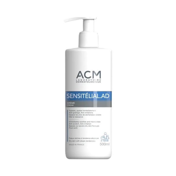 Sensitélial.AD crème visage et corps ACM - flacon-pompe de 500ml