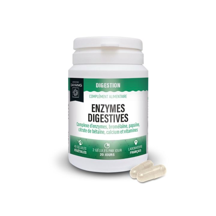 Digestion Enzymes digestives Dayang - pot de 40 gélules