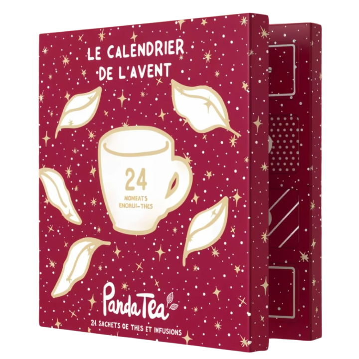 Calendrier de l'avent 2025 Panda Tea - calendrier de 24 sachets
