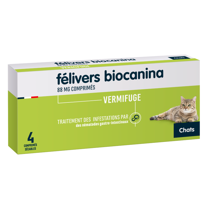 Félivers Biocanina - boîte de 4 comprimés