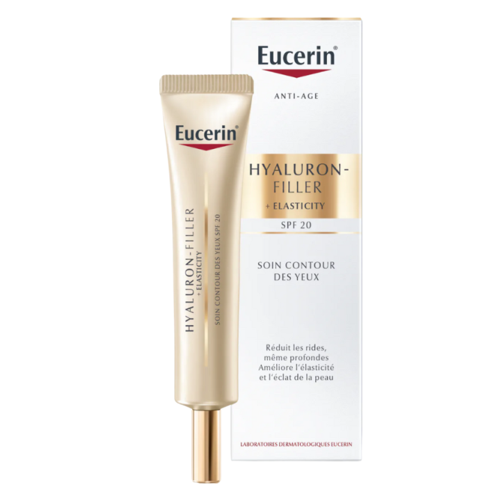 Hyaluron-Filler + Elasticity Soin contour des yeux SPF20 Eucerin - tube de 15 ml