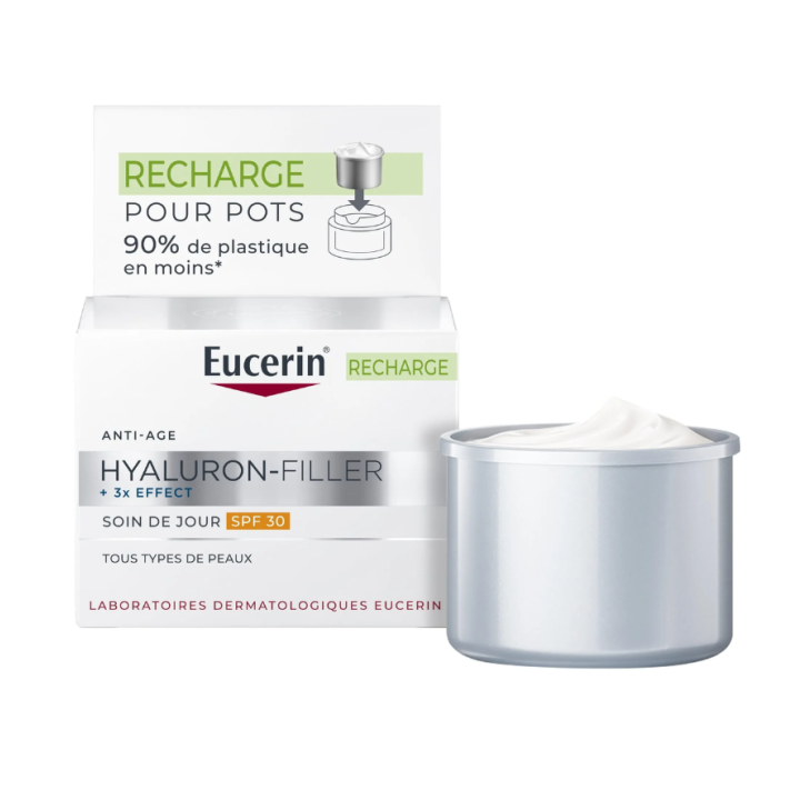 Hyaluron-filler soin de jour SPF30 Eucerin - recharge de 50ml