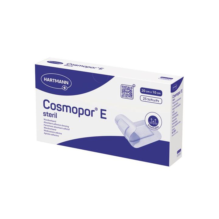 Cosmopor E Steril pansement Hartmann - boite de 25 pansements (15x8cm)